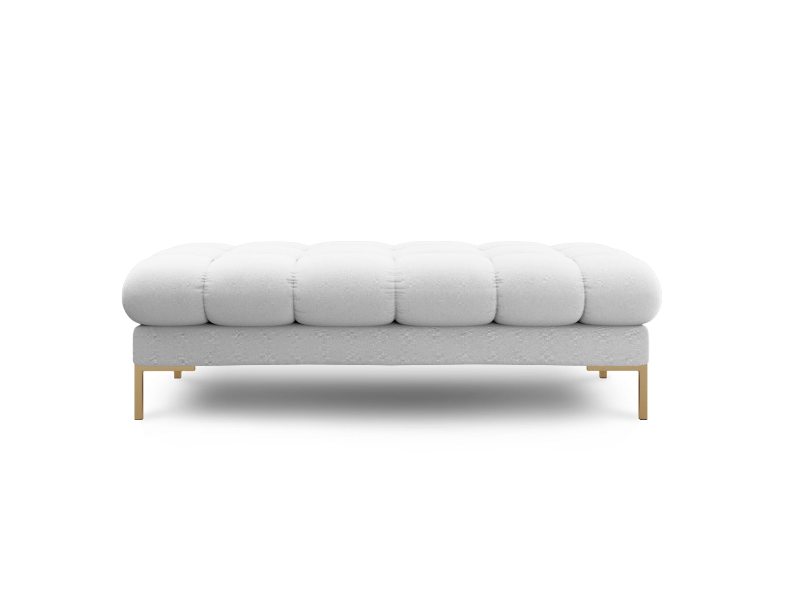 Mamaia Bank 2 Sitzer in Light Grey/Gold präsentiert im Onlineshop von KAQTU Design AG. Sitzbank ist von Micadoni
