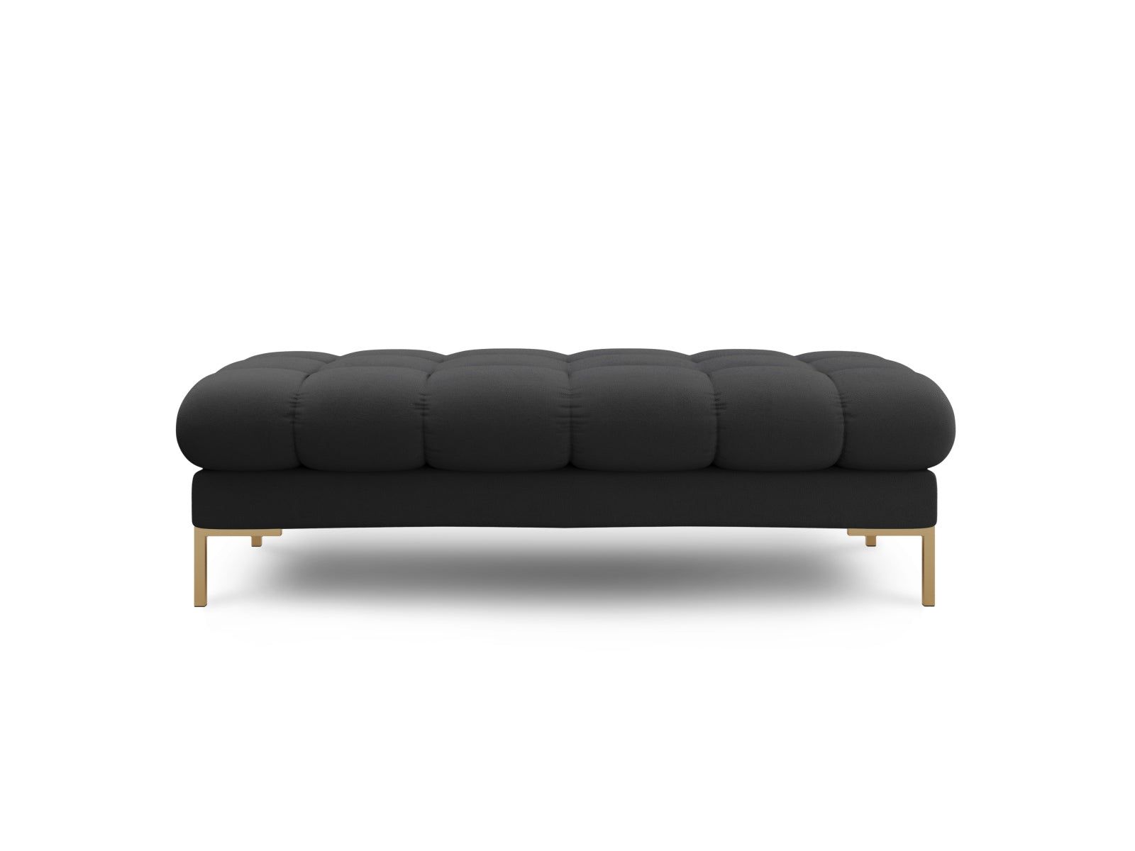 Mamaia Bank 2 Sitzer in Dark Grey/Gold präsentiert im Onlineshop von KAQTU Design AG. Sitzbank ist von Micadoni