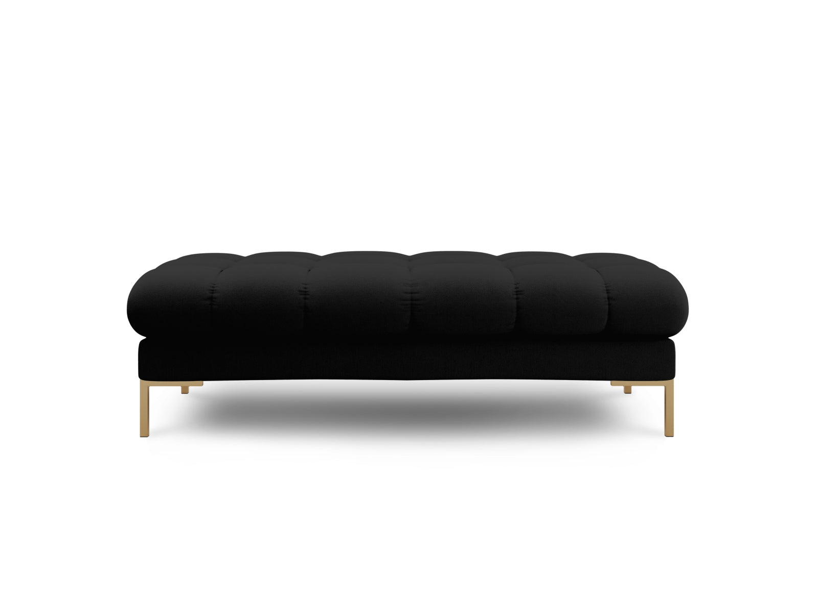 Mamaia Bank 2 Sitzer in Black/Gold präsentiert im Onlineshop von KAQTU Design AG. Sitzbank ist von Micadoni