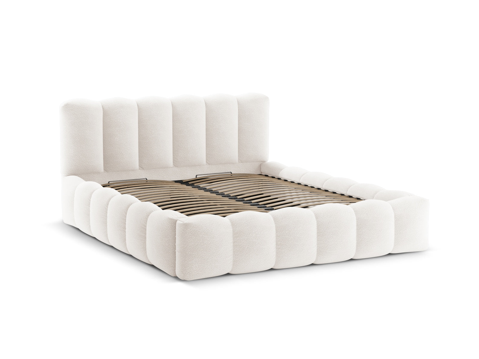 Lupine Bett mit Stauraum und Headboard  166cm in White präsentiert im Onlineshop von KAQTU Design AG. Bett ist von Micadoni