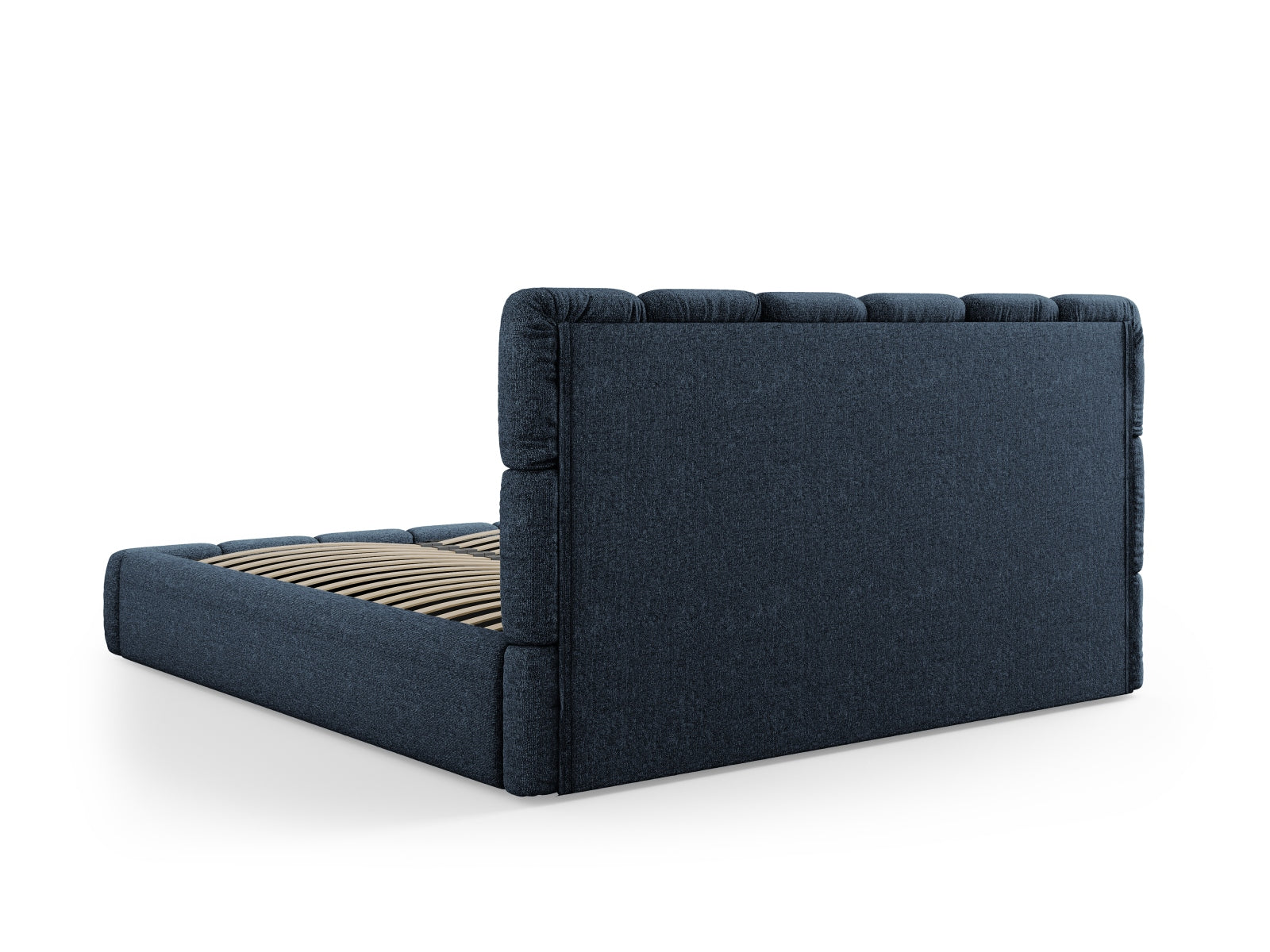 Stylisches Bellis Bett in Royal Blue, 140 cm, mit praktischem Stauraum und ansprechendem Kopfteil für zeitgemäße Schlafzimmer.