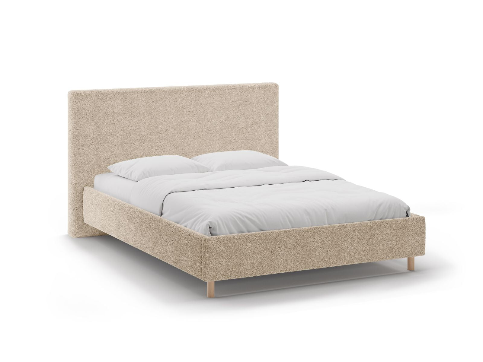 Eloise Bett mit Stauraum mit Kopfteil 140cm in Sand-Rolf präsentiert im Onlineshop von KAQTU Design AG. Bett ist von Micadoni