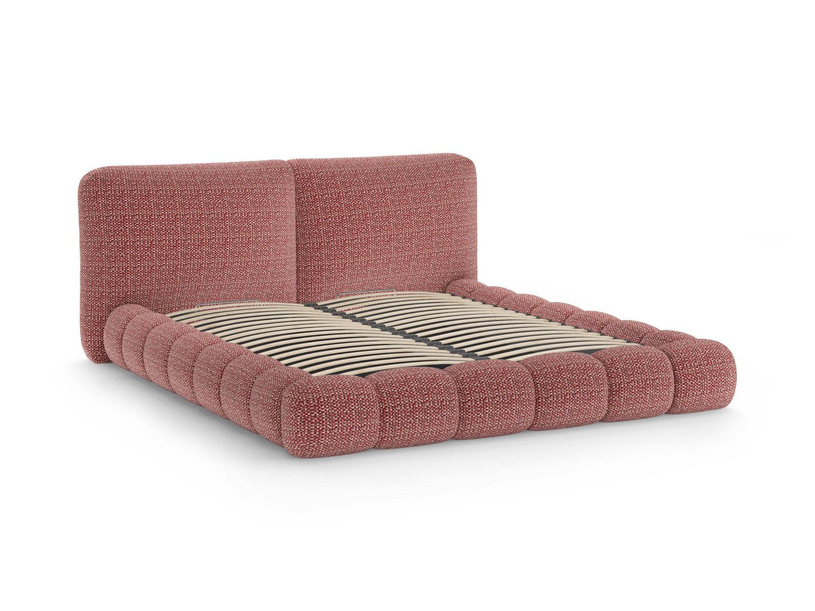 Modernes Solange Bett mit 140 cm Breite, elegantem Kopfteil und cleverem Stauraum, ideal für funktionale und stilvolle Schlafzimmer.