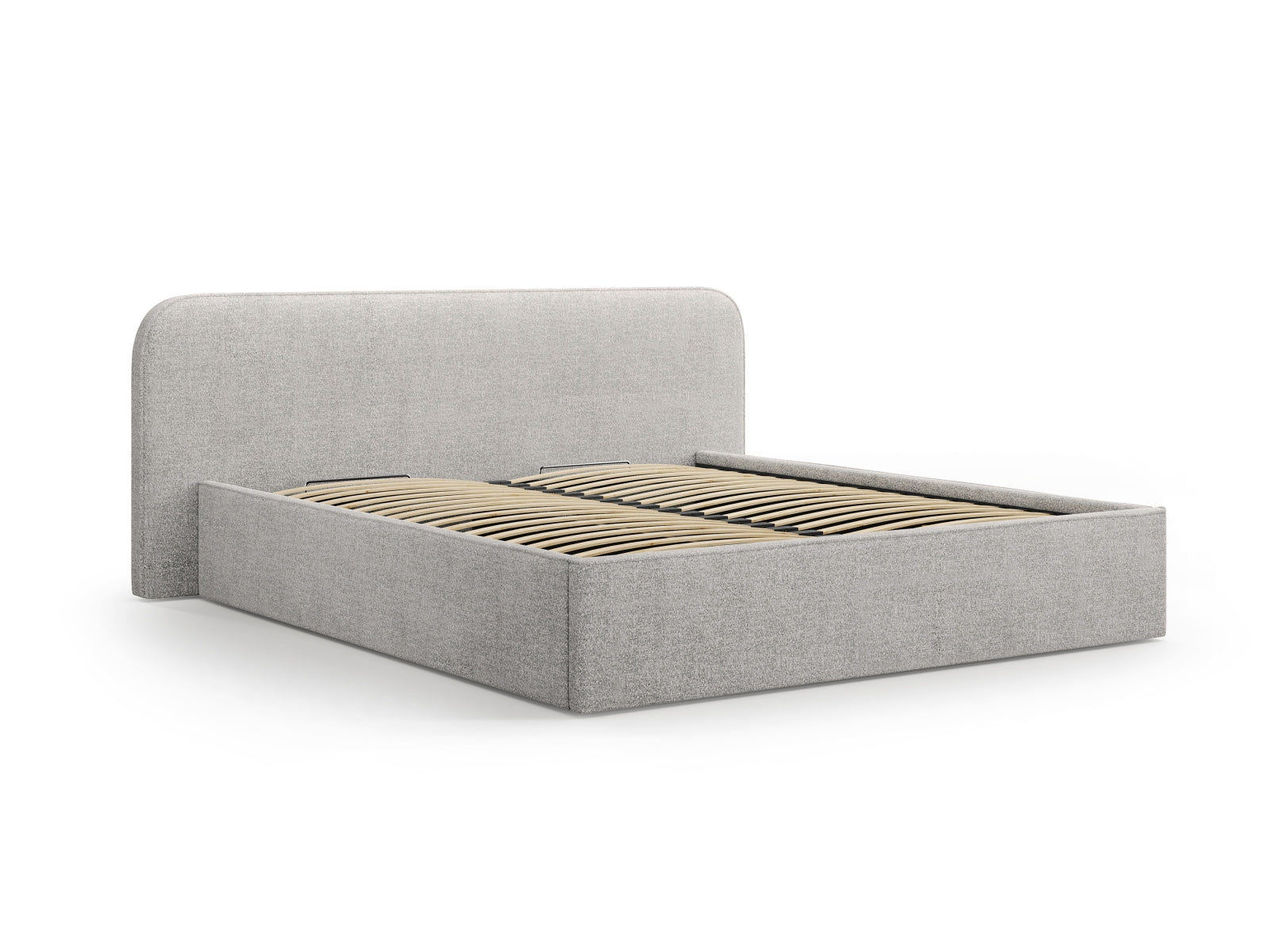 Entdecken Sie das stilvolle Elizabeth Boucle Bett von Micadoni. Mit praktischem Stauraum und elegantem Headboard – ideal für Ihr modernes Schlafzimmer!