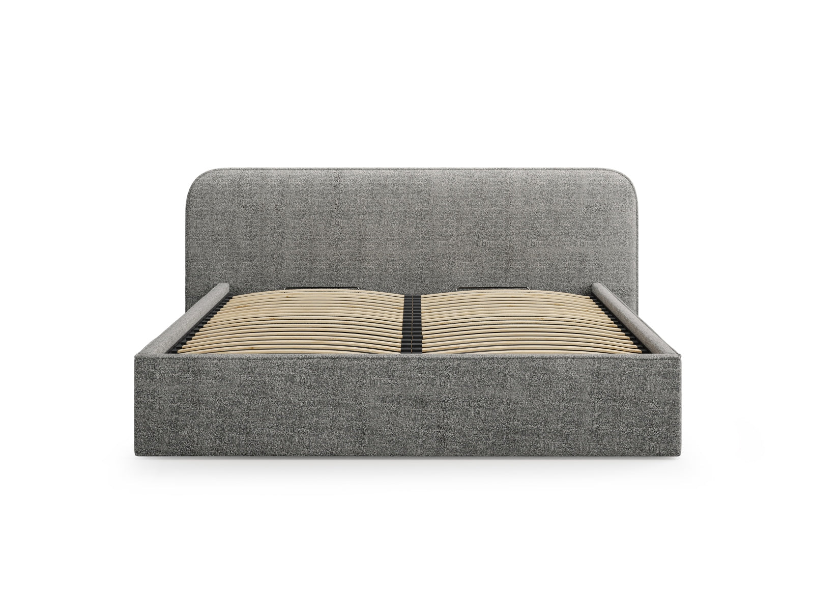 Erleben Sie das elegante Elizabeth Boucle Bett von Micadoni. Mit integriertem Stauraum und einem stilvollen Headboard – perfekt für Ihr modernes Schlafzimmer!