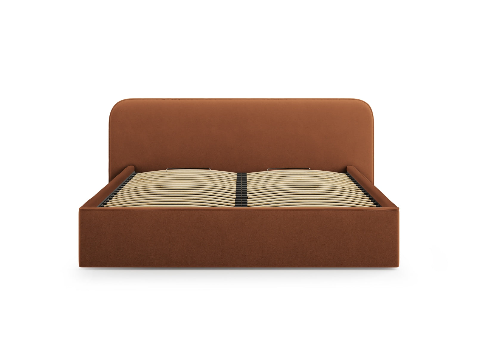 Entdecken Sie das stilvolle Elizabeth Velour Bett von Micadoni. Mit integriertem Stauraum und elegantem Headboard – ideal für Ihr modernes Schlafzimmer!