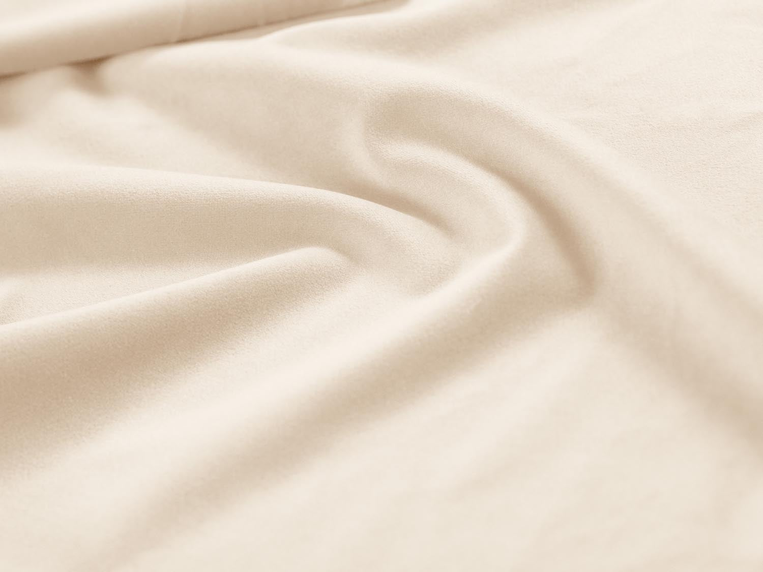 Erleben Sie das Kaelle Velour Bett von Micadoni: 180 cm breit, luxuriöser Velourstoff, integriertes Headboard und cleverer Stauraum für Ihr Schlafzimmer.