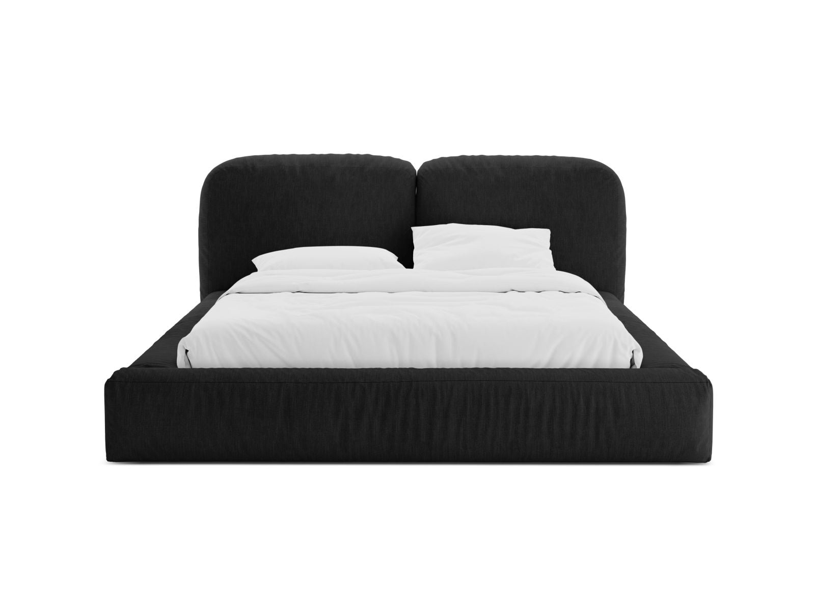 Elegantes Martina Bett mit praktischem Stauraum und stilvollem Kopfteil in 160 cm Breite, ideal für moderne Schlafzimmer.