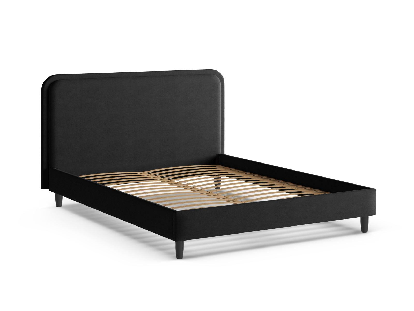 Elegantes Aveline Bett in Light Grey mit 160 cm Kopfteil, ideal für stilvolle Schlafzimmer und entspannende Nächte.