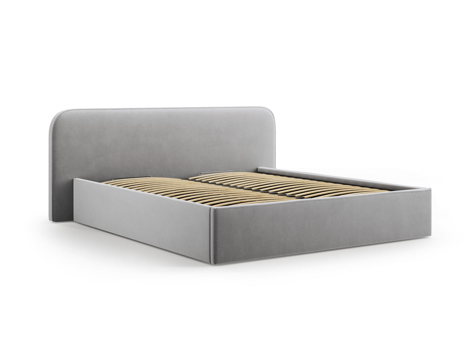 Erleben Sie das elegante Elizabeth Velour Bett von Micadoni. Mit praktischem Stauraum und stilvollem Headboard – perfekt für Ihr modernes Schlafzimmer!