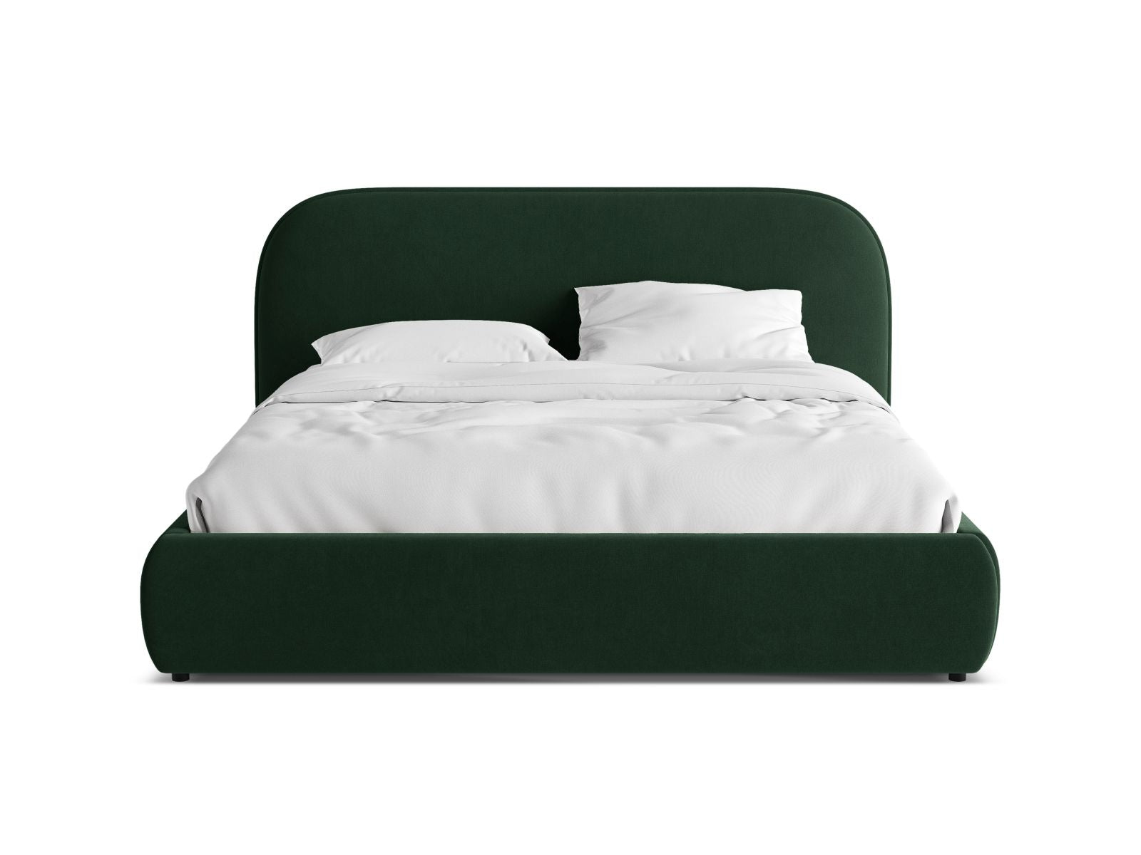 Stilvolles Murada Bett mit 160 cm hohem Kopfteil von Micadoni, perfekt für zeitgemäße Schlafzimmergestaltung und komfortablen Schlaf.