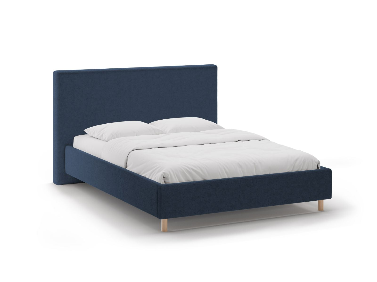 Eloise Bett mit Stauraum mit Kopfteil 180cm in Royal Blue-Moly präsentiert im Onlineshop von KAQTU Design AG. Bett ist von Micadoni
