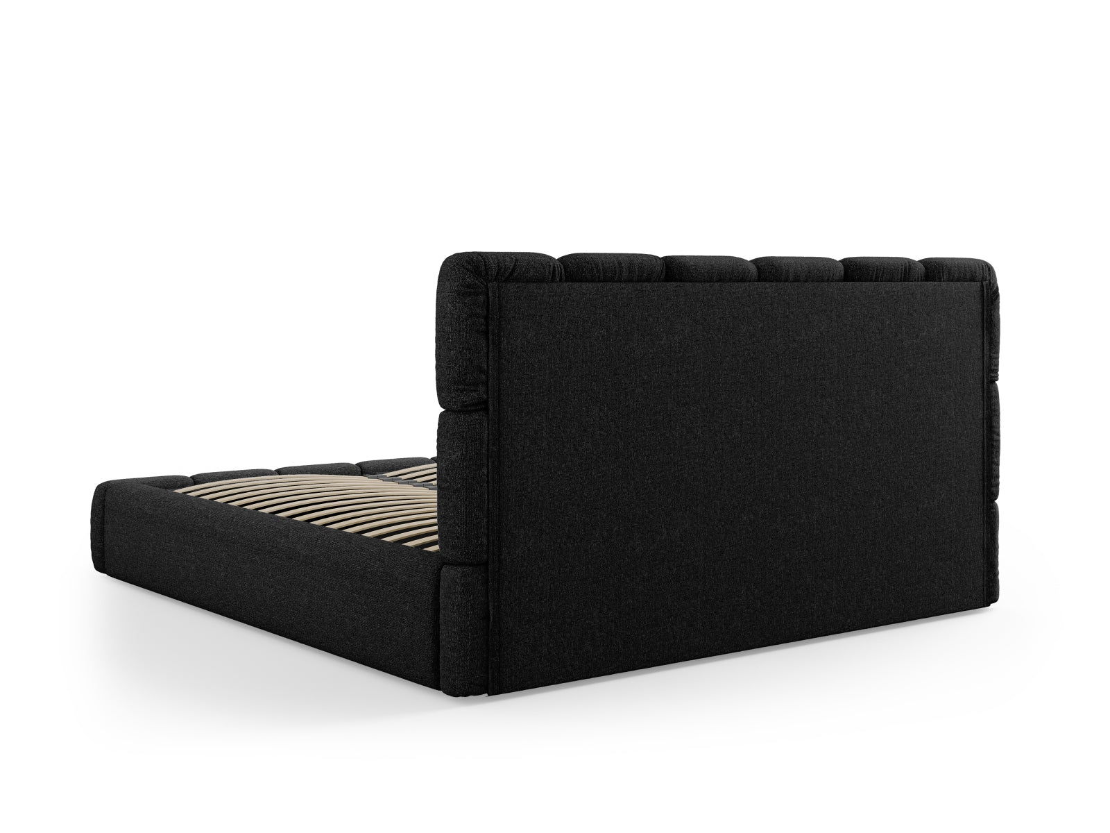 Bellis Bett mit Stauraum und Headboard  200cm in Black präsentiert im Onlineshop von KAQTU Design AG. Bett ist von Micadoni