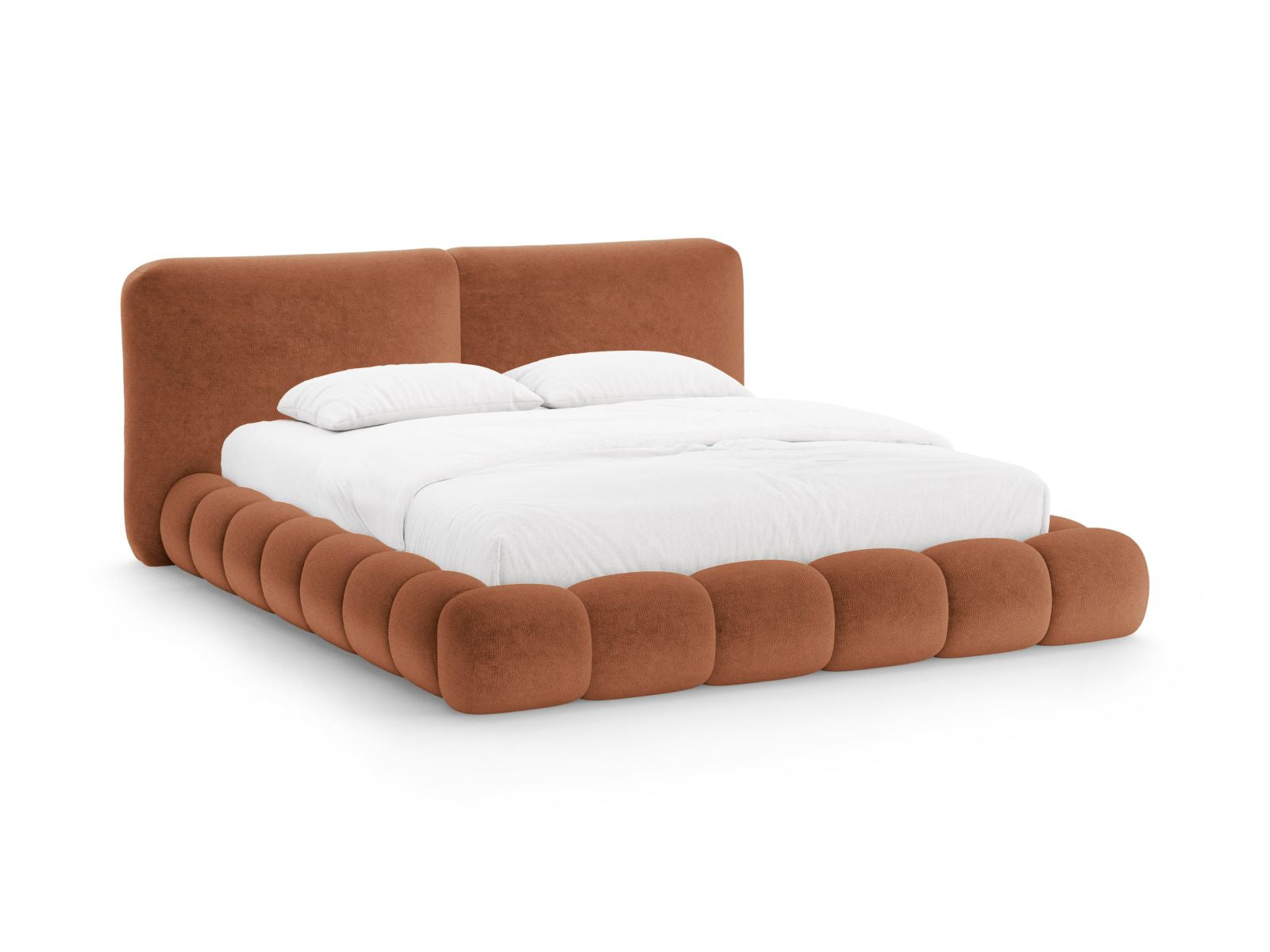 Solange Bett mit Stauraum mit Kopfteil 180cm in Terracotta-Perfect Harmony präsentiert im Onlineshop von KAQTU Design AG. Bett ist von Micadoni