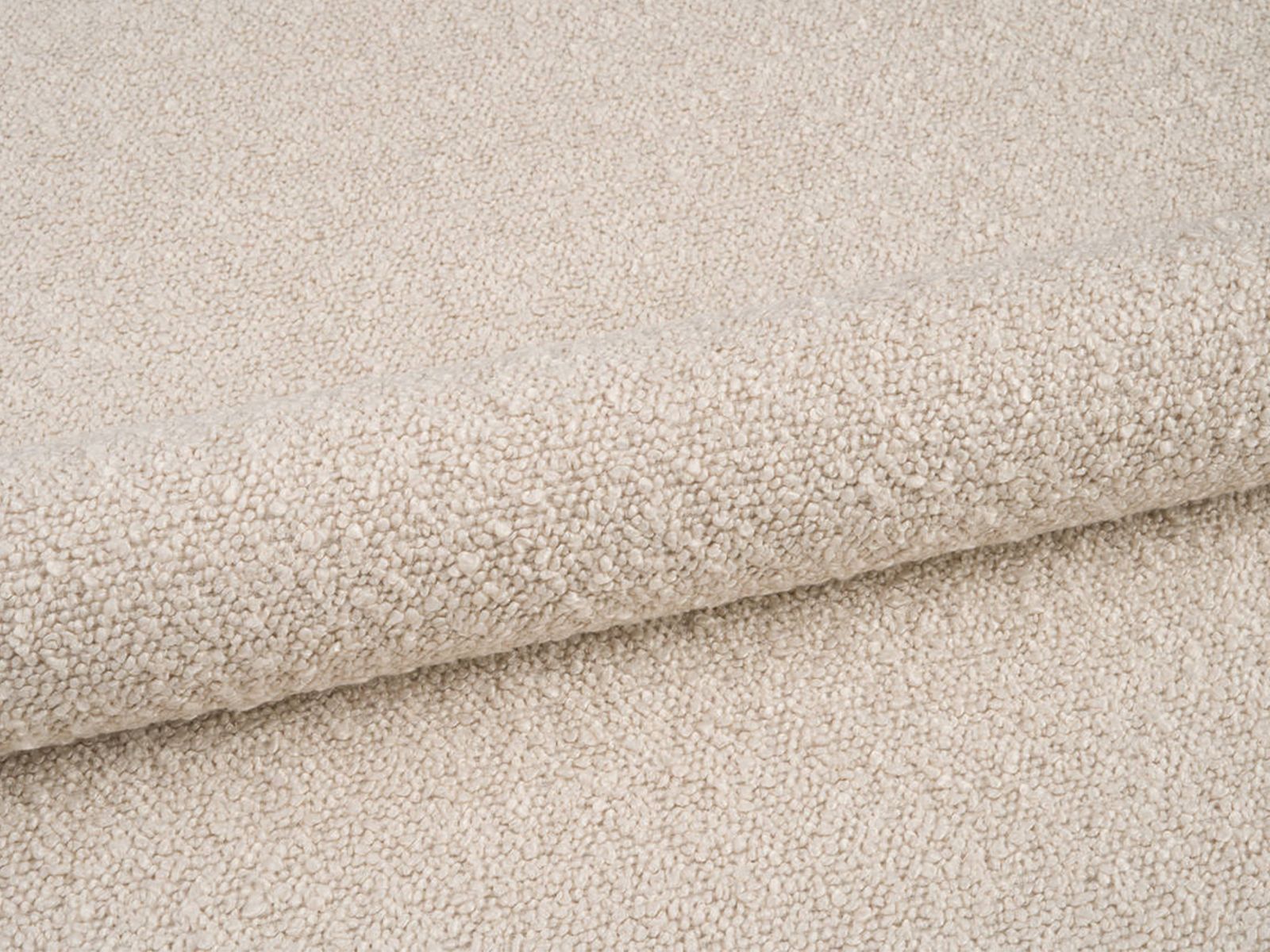 Stilvolles Aveline Bett mit 200 cm Kopfteil in sanftem Beige, perfekt für ein modernes Schlafzimmerdesign.