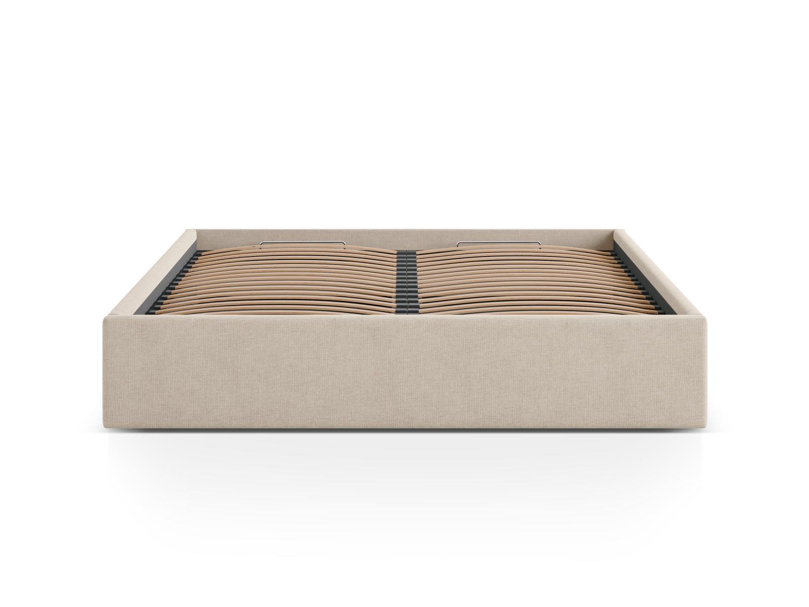 Susan Bett mit Stauraum  in Cappuccino präsentiert im Onlineshop von KAQTU Design AG. Bett ist von Micadoni