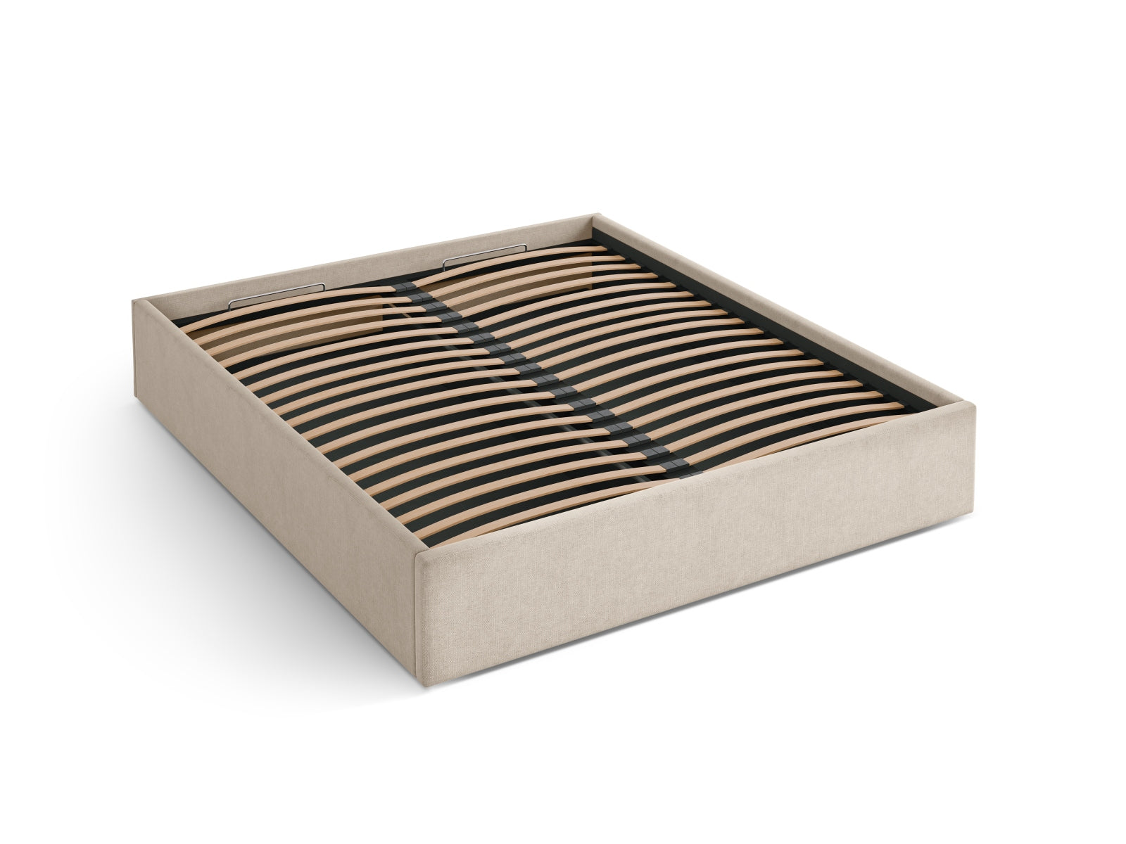 Susan Bett mit Stauraum  in Cappuccino präsentiert im Onlineshop von KAQTU Design AG. Bett ist von Micadoni
