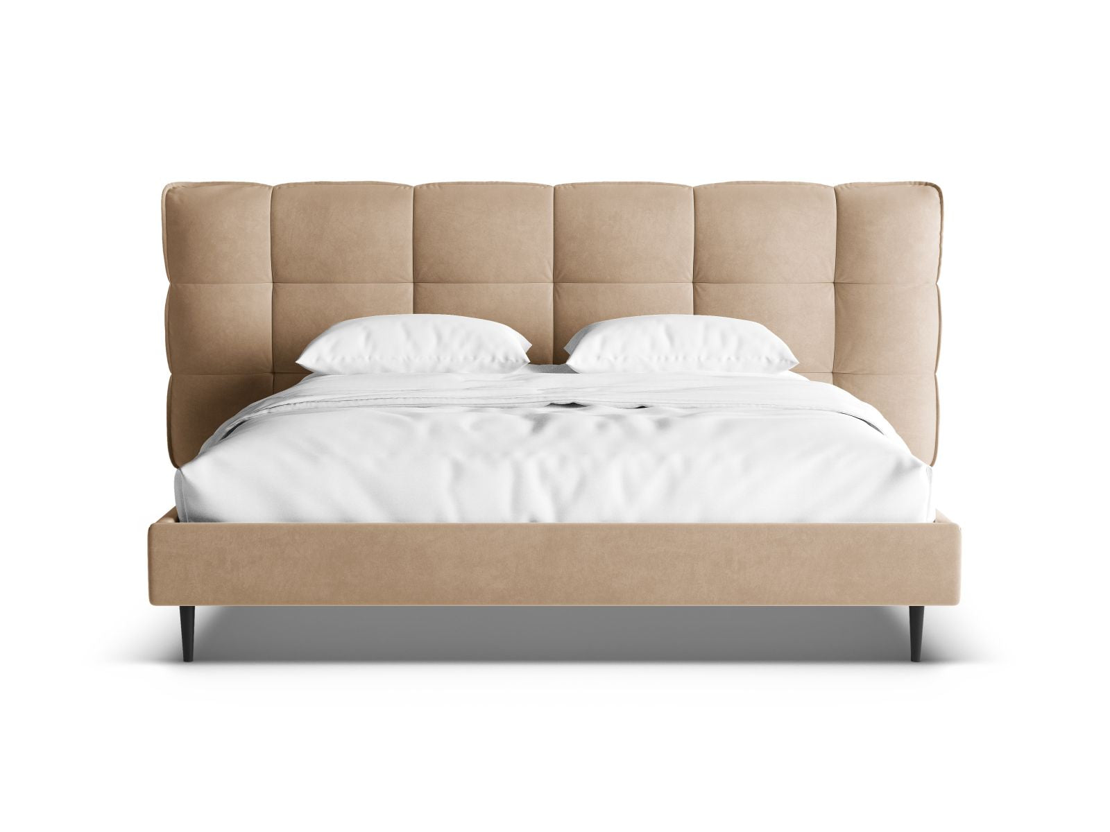 Elegantes Eric Bett mit 200 cm Breite, ausgestattet mit praktischem Stauraum und einem ansprechenden Kopfteil für zeitgemäße Wohnräume.