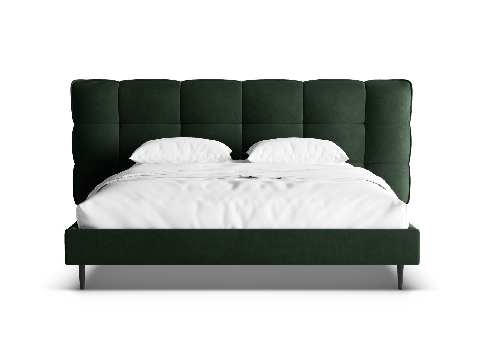 Stylisches Eric Bett in 200 cm mit robusten Füßen, elegantem Kopfteil und cleverem Stauraum für ein aufgeräumtes Schlafzimmer.