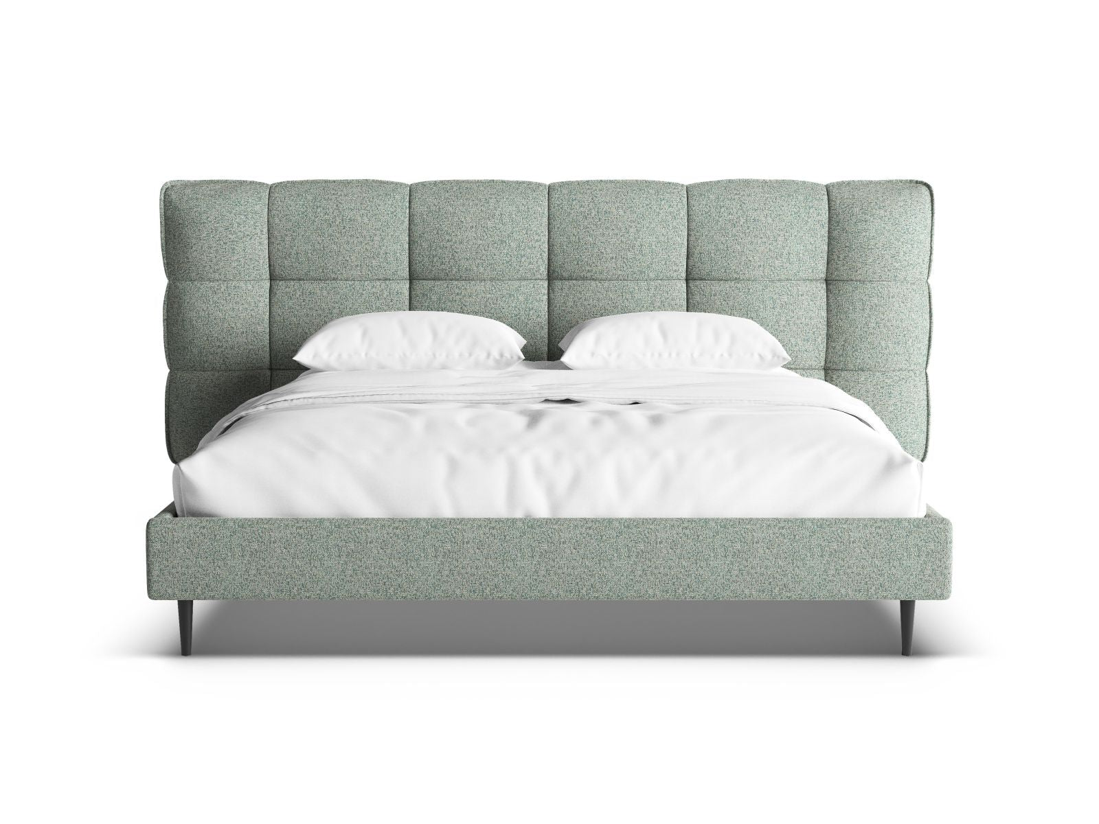 Modernes Eric Bett in 200 cm Breite, bietet cleveren Stauraum und ein elegantes Kopfteil für eine stilvolle Schlafzimmergestaltung.
