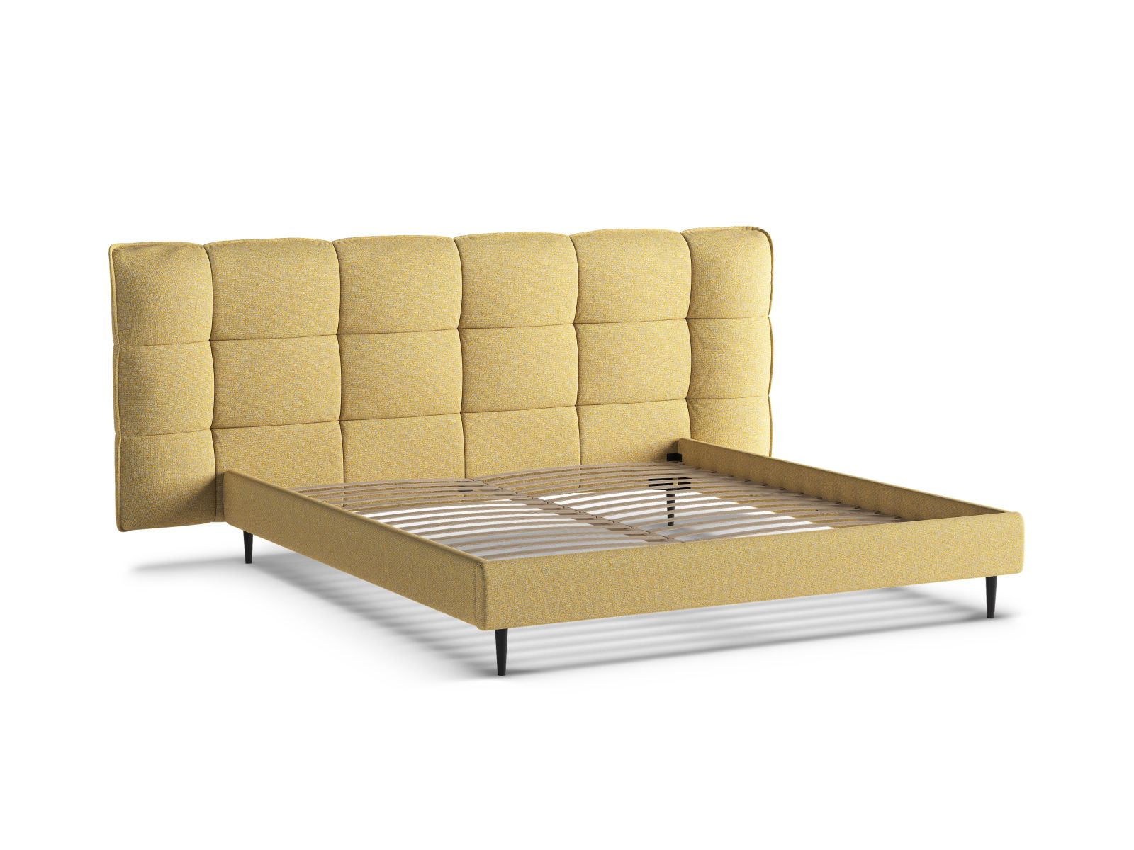 Stylisches Eric Bett in 200 cm Breite, ideal für modernen Wohnraum, mit funktionalem Stauraum und geschmackvollem Kopfteil.