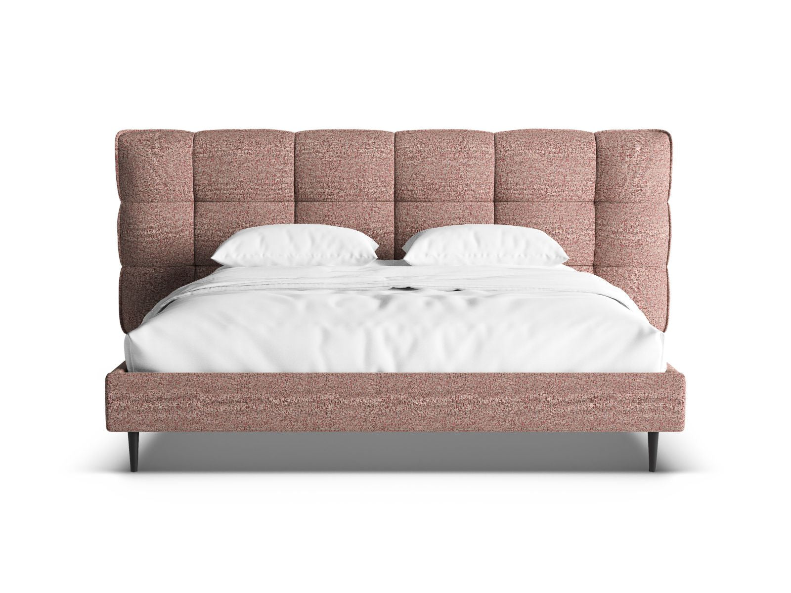 Elegantes Eric Bett mit 200 cm Breite, ausgestattet mit praktischem Stauraum und einem geschmackvollen Kopfteil für zeitgemäße Schlafzimmer.