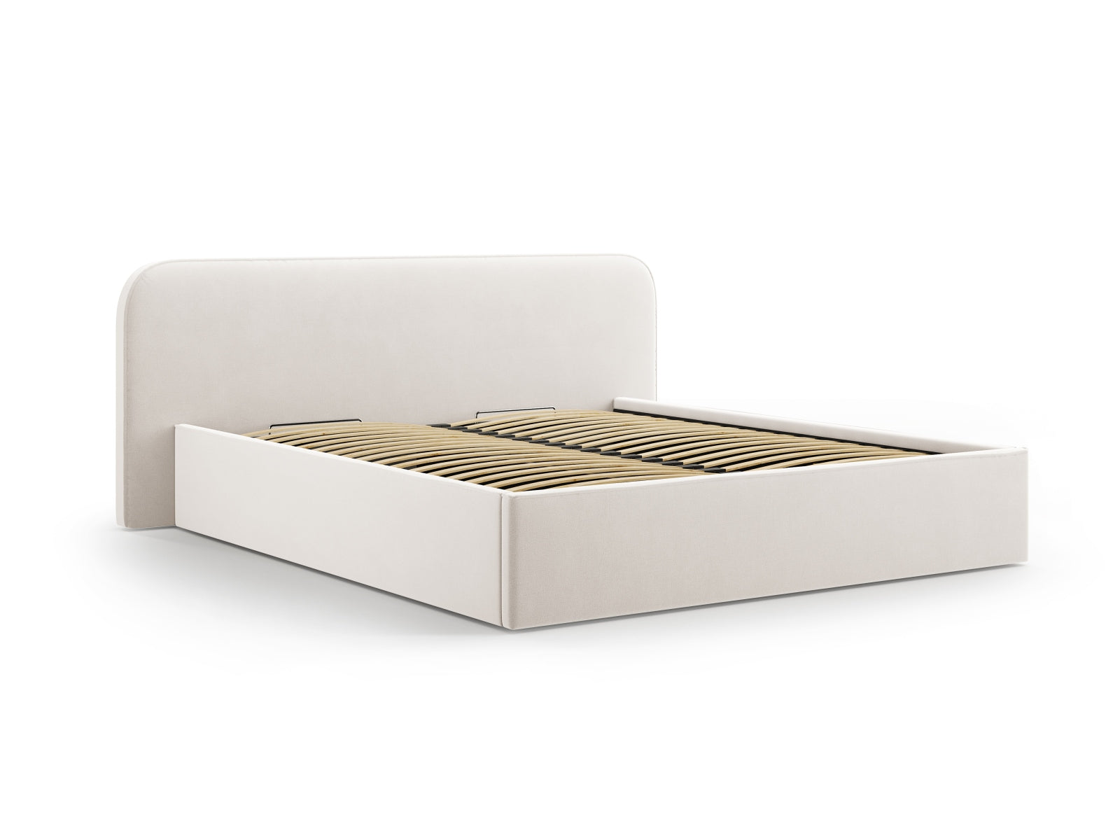 Entdecken Sie das stilvolle Elizabeth Velour Bett von Micadoni. Mit integriertem Stauraum und elegantem Headboard – ideal für Ihr modernes Schlafzimmer!