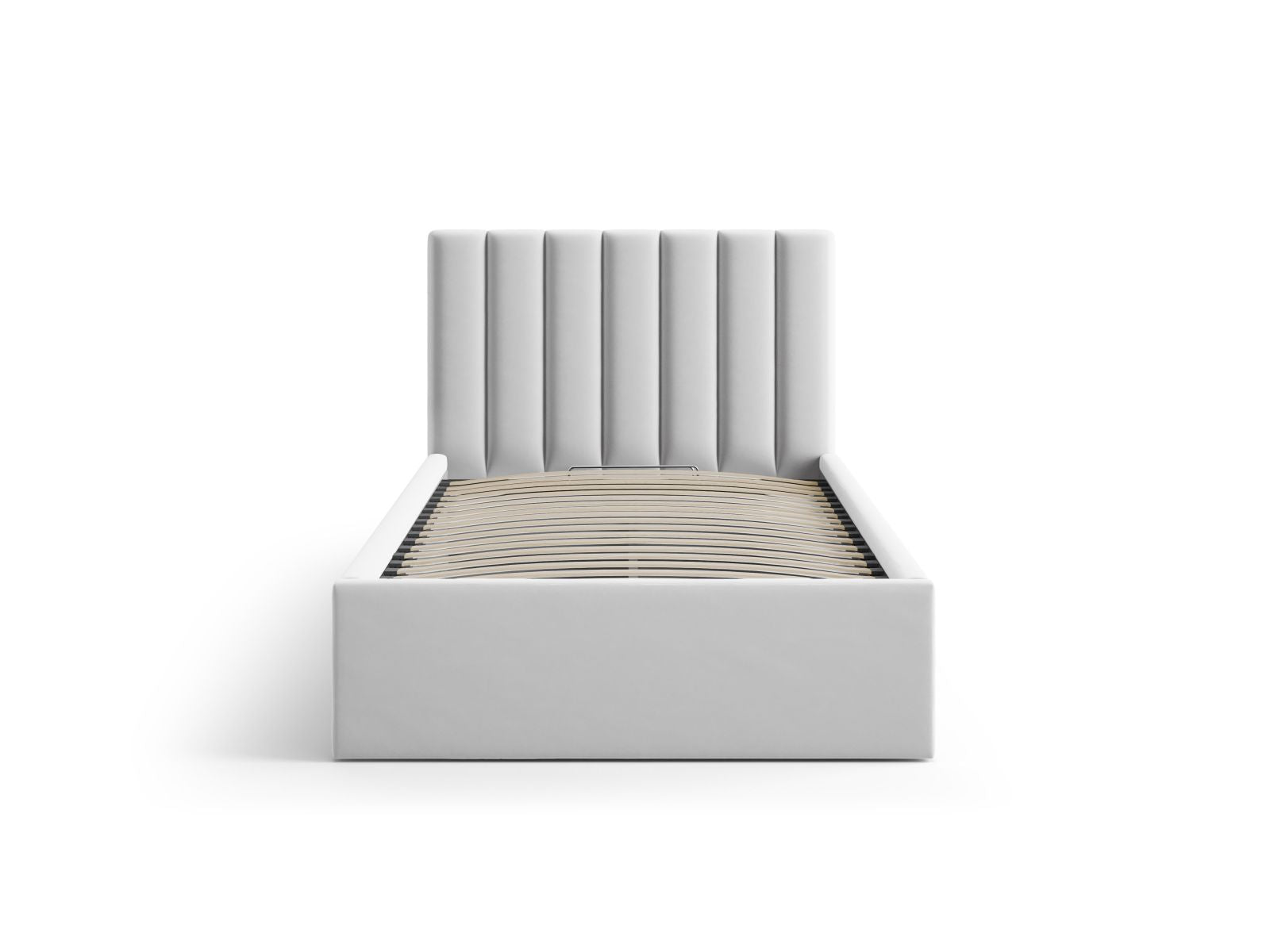 Elegantes Allison Bett mit praktischem Stauraum und stilvollem Kopfteil in 90cm Breite, ideal für moderne Schlafzimmer.