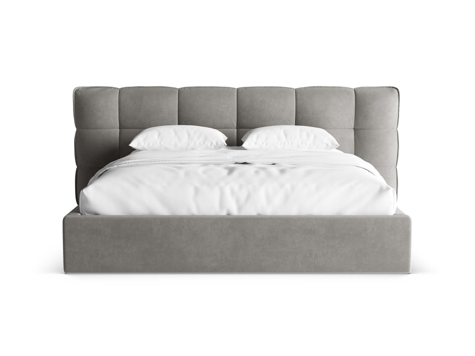 Elegantes Eric Bett mit 160 cm Breite, ausgestattet mit praktischem Stauraum und einem ansprechenden Kopfteil für modernes Wohndesign.