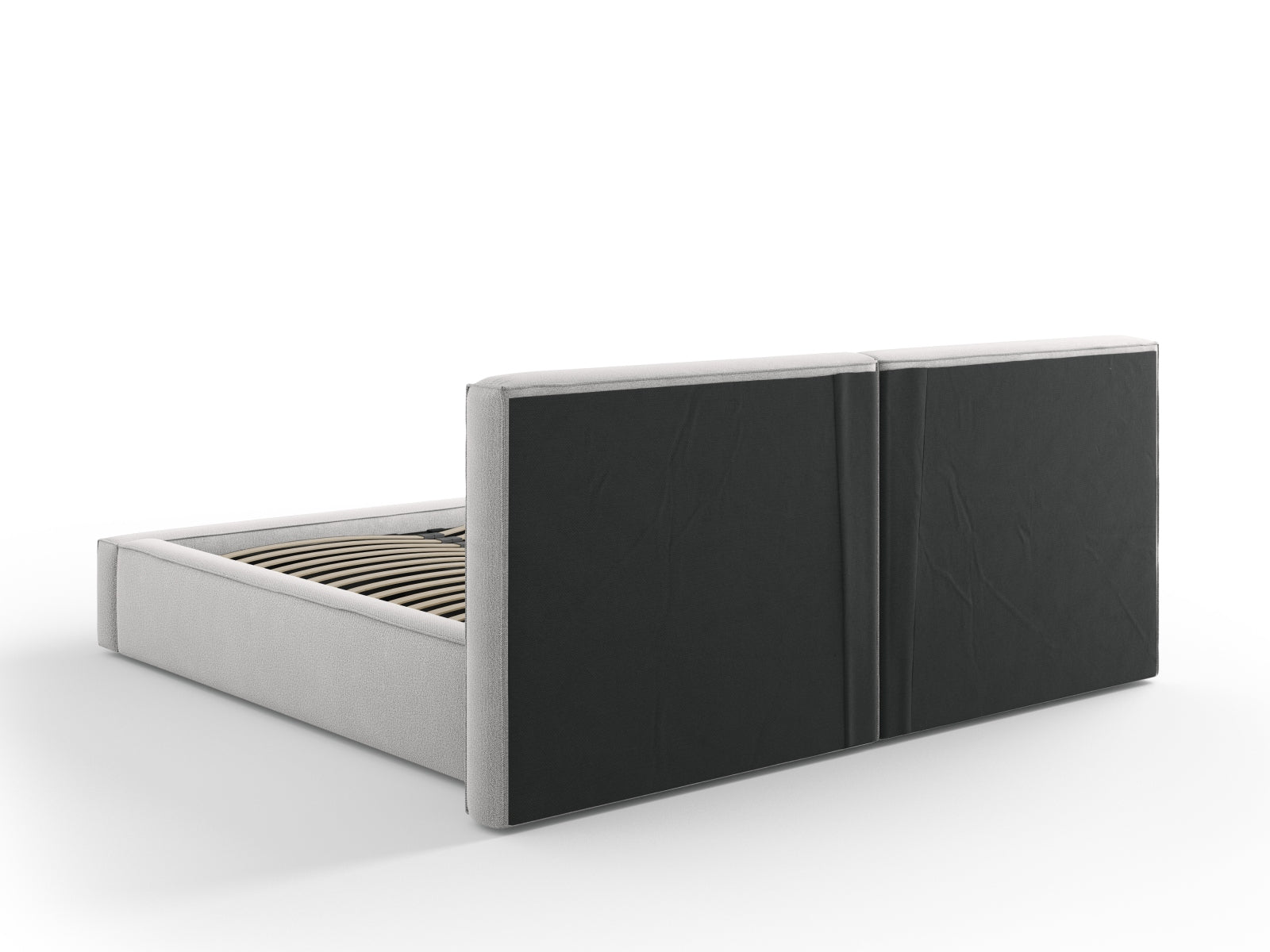 Entdecken Sie das Jodie Bett von Micadoni: Stilvolles Design, cleverer Stauraum und luxuriöses doppeltes Headboard für Ihr perfektes Schlafzimmer!