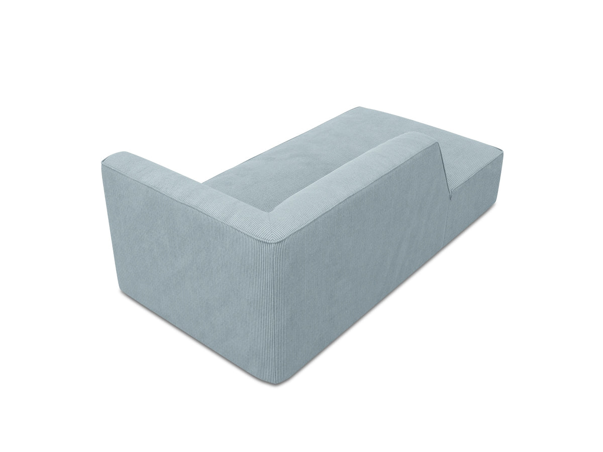 Ruby Sofa Chaise Lounge links 1 Sitz in Light Blue-Scala präsentiert im Onlineshop von KAQTU Design AG. L-Sofa links ist von Micadoni