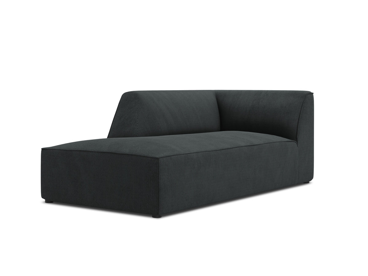 Ruby Sofa Chaise Lounge links 1 Sitz in Black-Scala präsentiert im Onlineshop von KAQTU Design AG. L-Sofa links ist von Micadoni