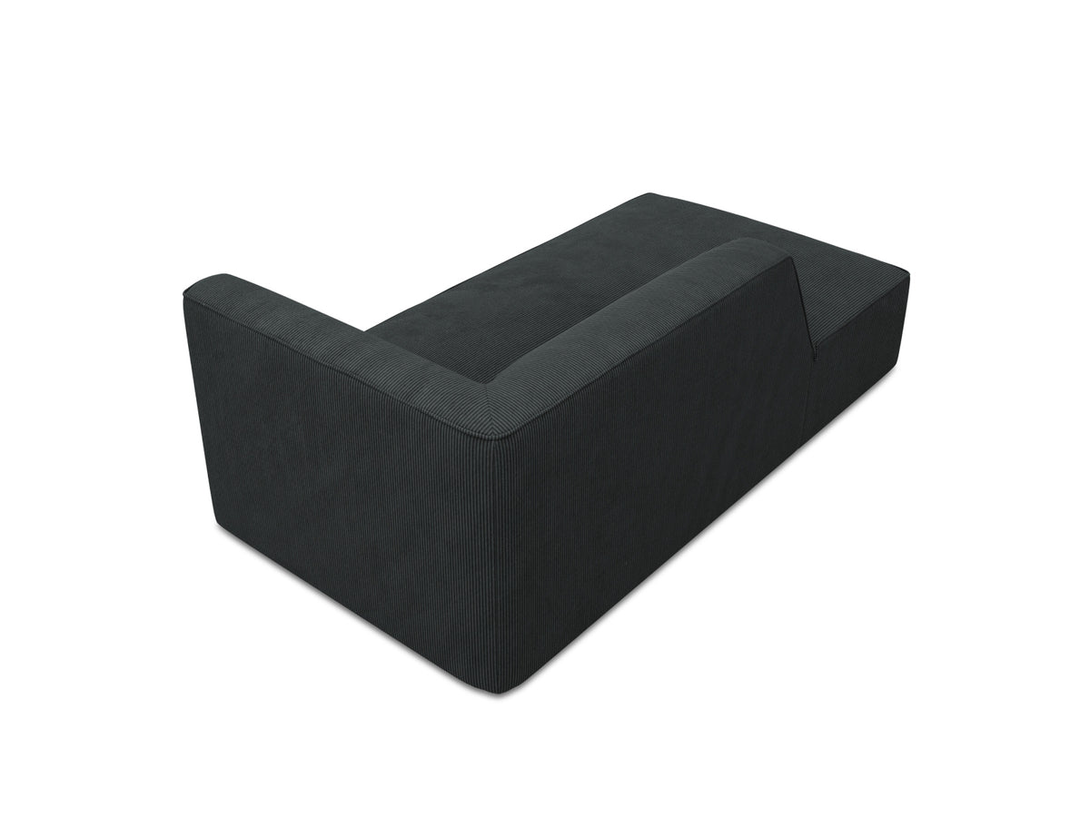 Ruby Sofa Chaise Lounge links 1 Sitz in Black-Scala präsentiert im Onlineshop von KAQTU Design AG. L-Sofa links ist von Micadoni