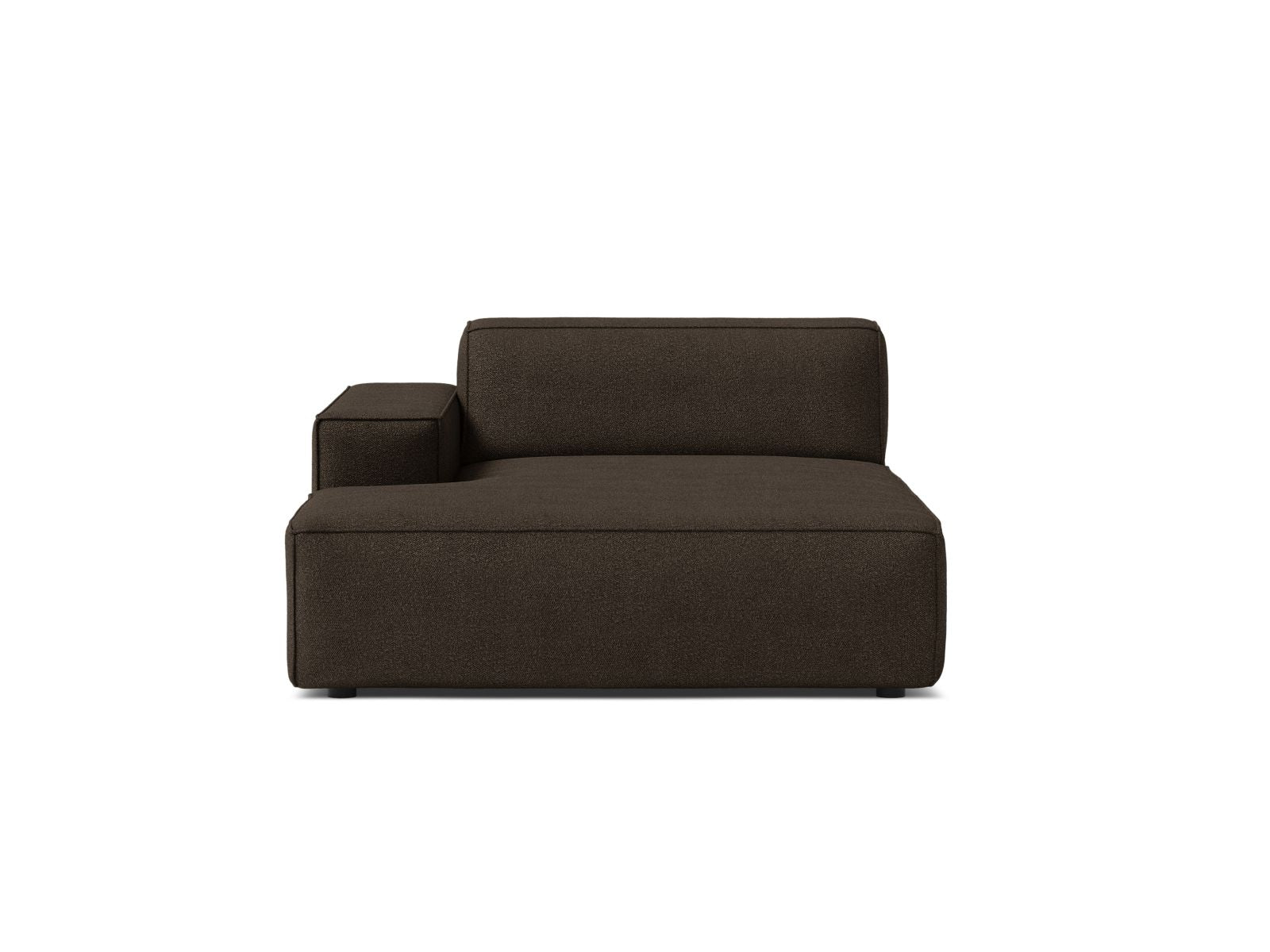 1-Sitzer Chaise Longue Links Jodie in Brown-Baloo präsentiert im Onlineshop von KAQTU Design AG. Modulares Sofa ist von Micadoni