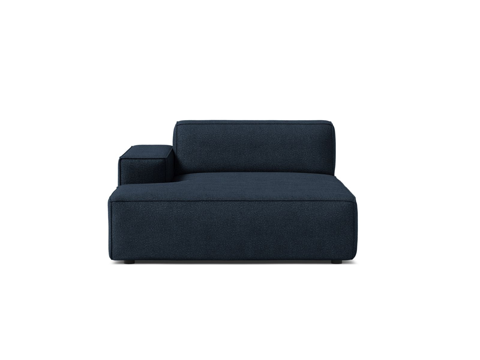 1-Sitzer Chaise Longue Links Jodie in Dark Blue-Baloo präsentiert im Onlineshop von KAQTU Design AG. Modulares Sofa ist von Micadoni