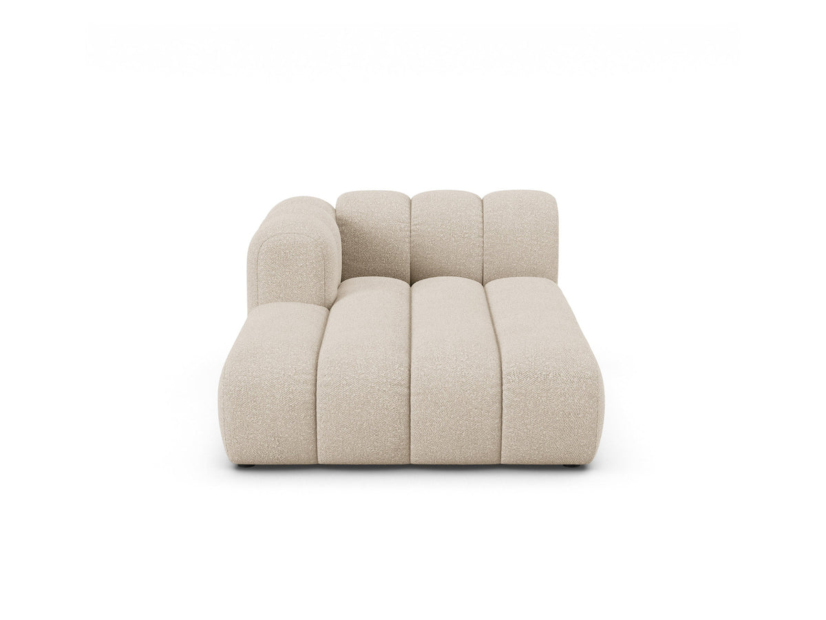 Lupine Sofa Chaise Lounge links 2 Sitzer in Beige-Baloo präsentiert im Onlineshop von KAQTU Design AG. Modulares Sofa ist von Micadoni