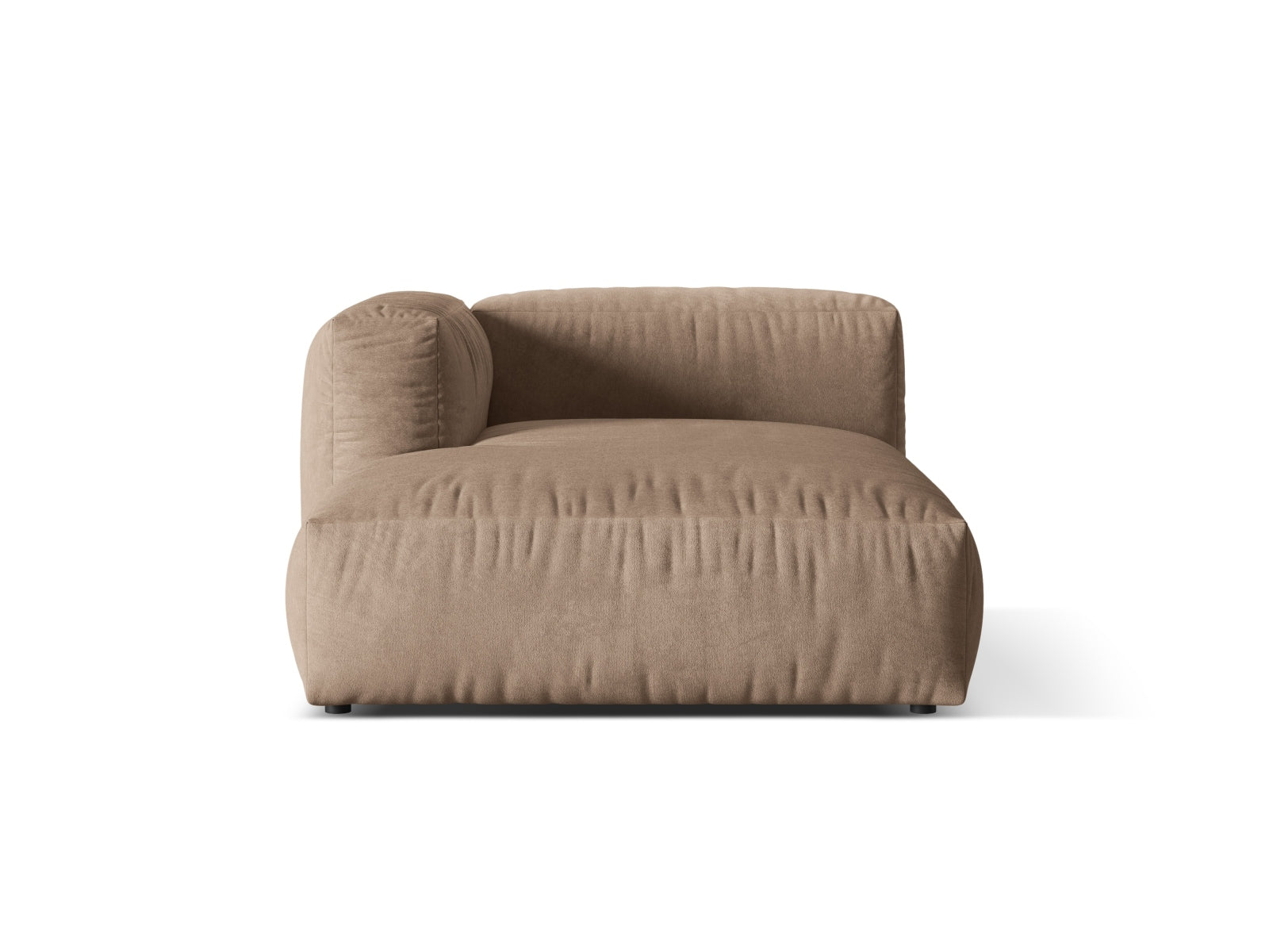 Martina Sofa Chaise Lounge links 1 Sitz in Dark Beige präsentiert im Onlineshop von KAQTU Design AG. L-Sofa links ist von Micadoni