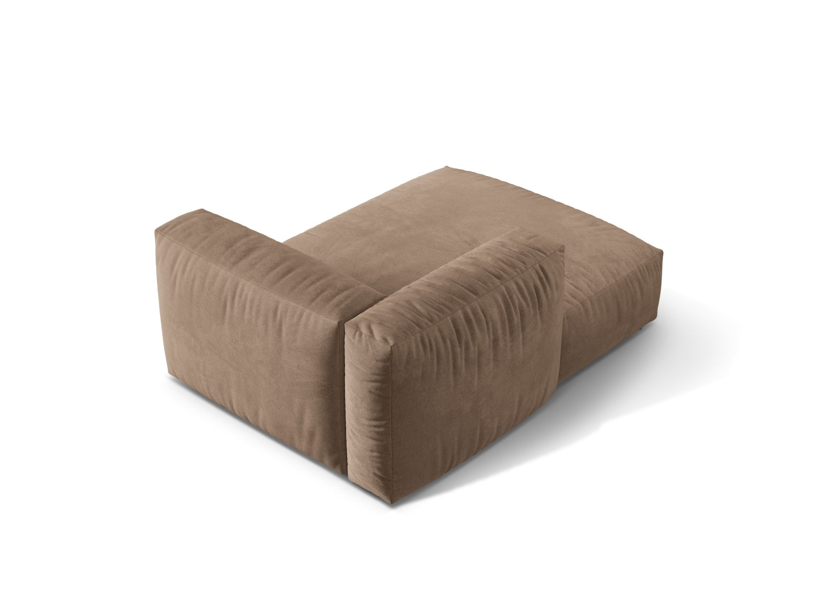Martina Sofa Chaise Lounge links 1 Sitz in Dark Beige präsentiert im Onlineshop von KAQTU Design AG. L-Sofa links ist von Micadoni