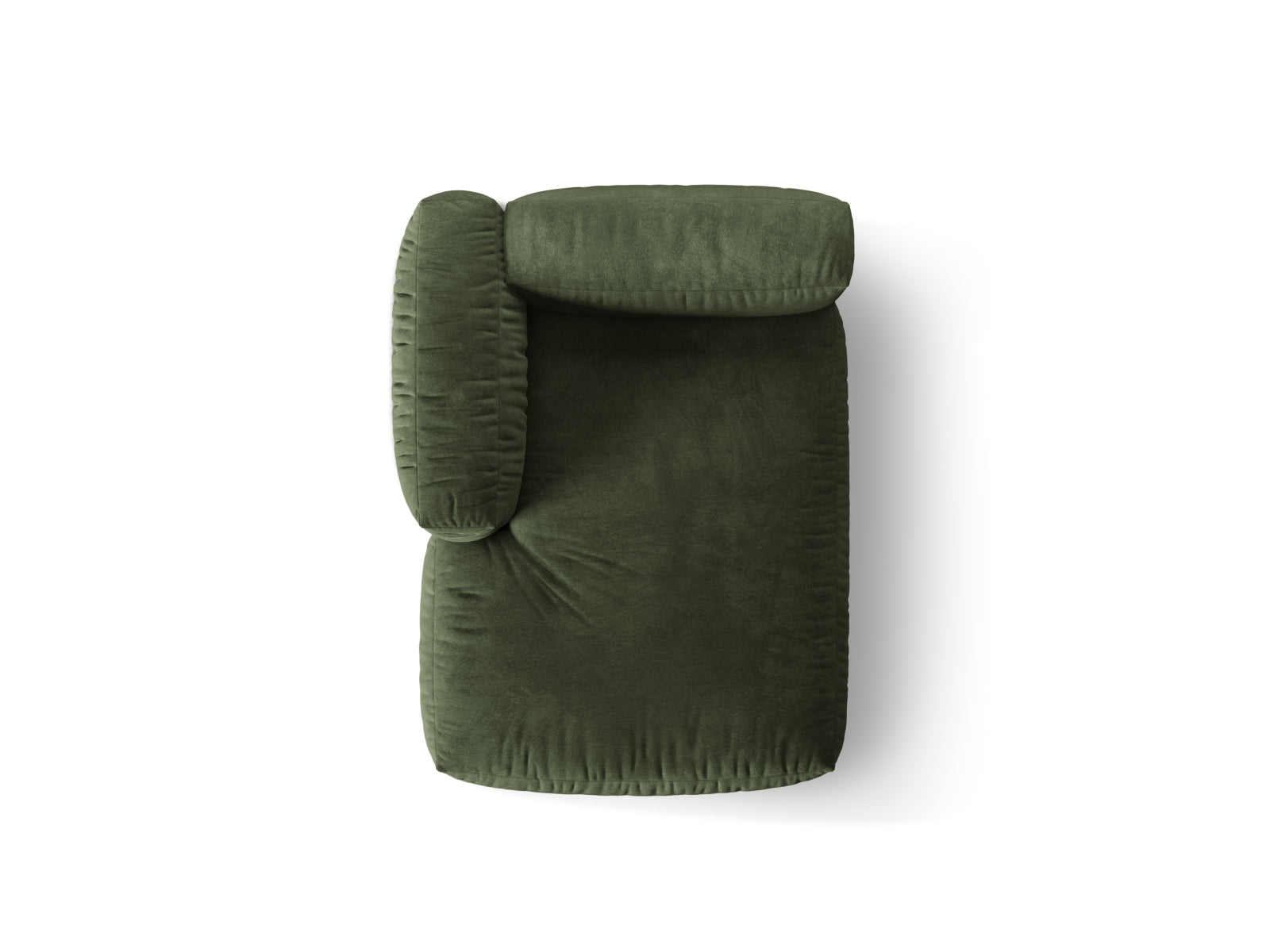 Martina Sofa Chaise Lounge links 1 Sitz in Green präsentiert im Onlineshop von KAQTU Design AG. L-Sofa links ist von Micadoni