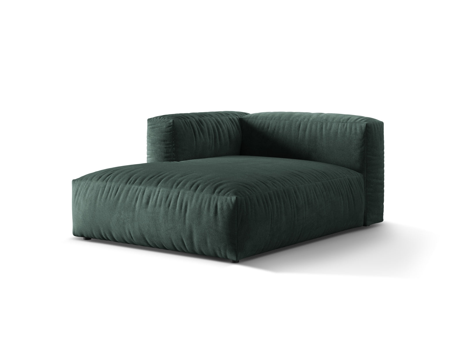 Martina Sofa Chaise Lounge links 1 Sitz in Petrol präsentiert im Onlineshop von KAQTU Design AG. L-Sofa links ist von Micadoni