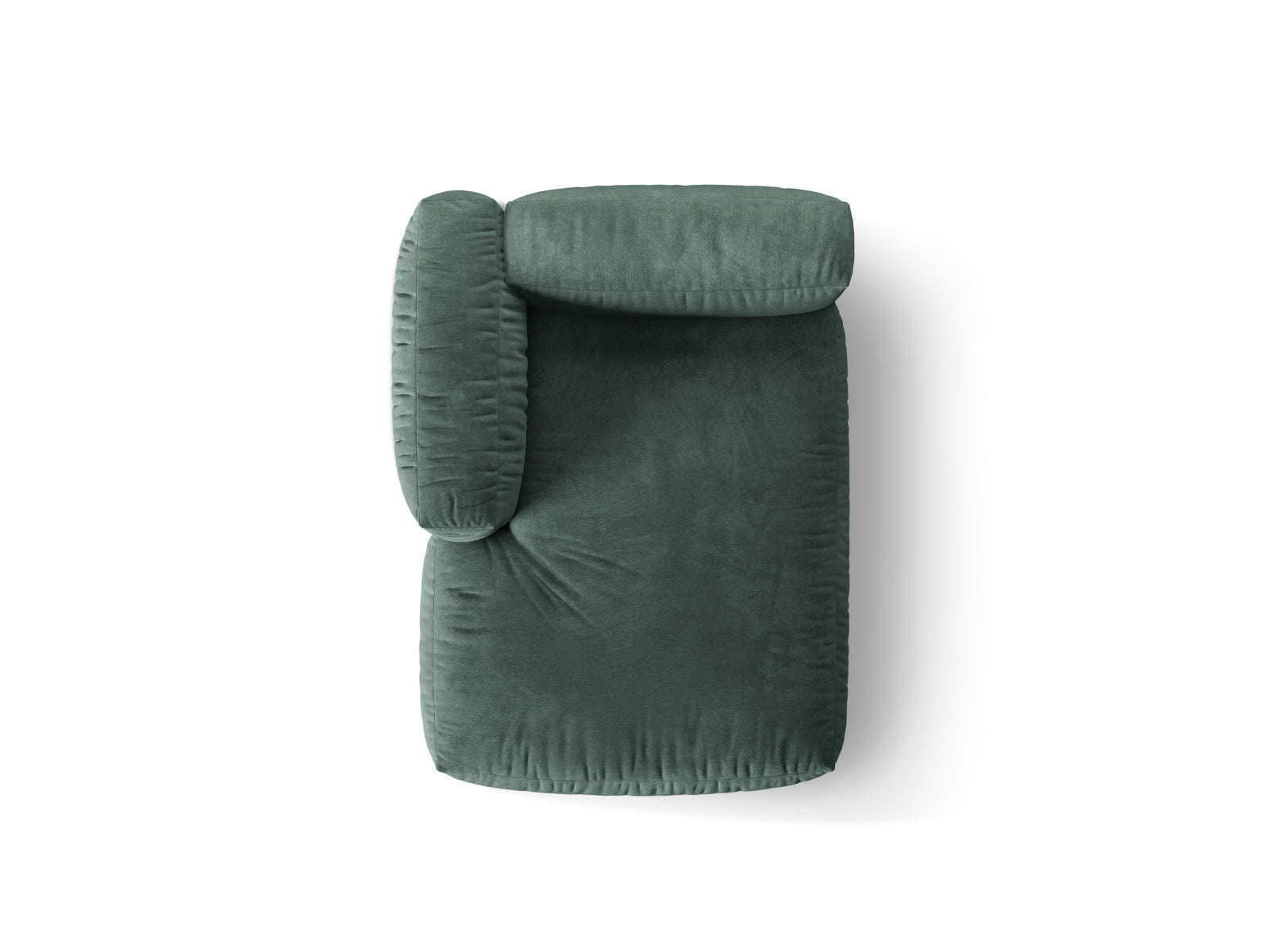 Martina Sofa Chaise Lounge links 1 Sitz in Petrol präsentiert im Onlineshop von KAQTU Design AG. L-Sofa links ist von Micadoni
