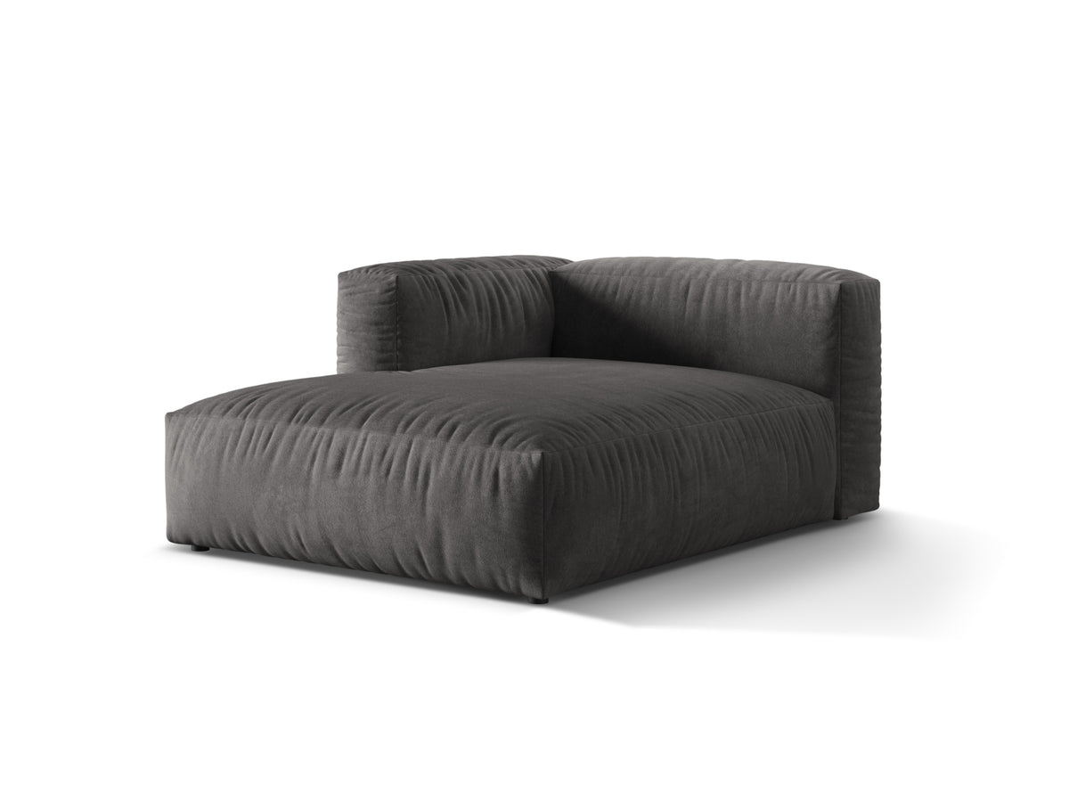 Martina Sofa Chaise Lounge links 1 Sitz in Grey-Vogue präsentiert im Onlineshop von KAQTU Design AG. L-Sofa links ist von Micadoni