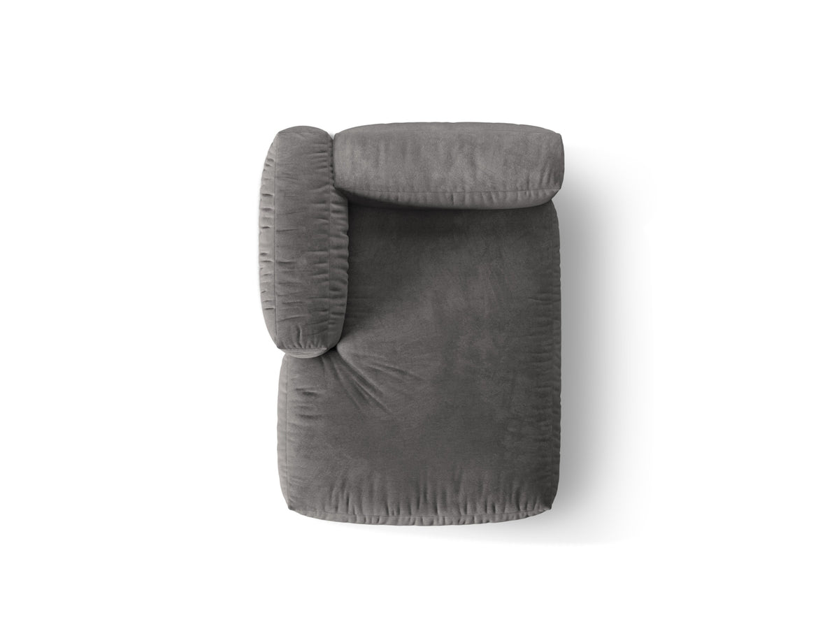 Martina Sofa Chaise Lounge links 1 Sitz in Grey-Vogue präsentiert im Onlineshop von KAQTU Design AG. L-Sofa links ist von Micadoni