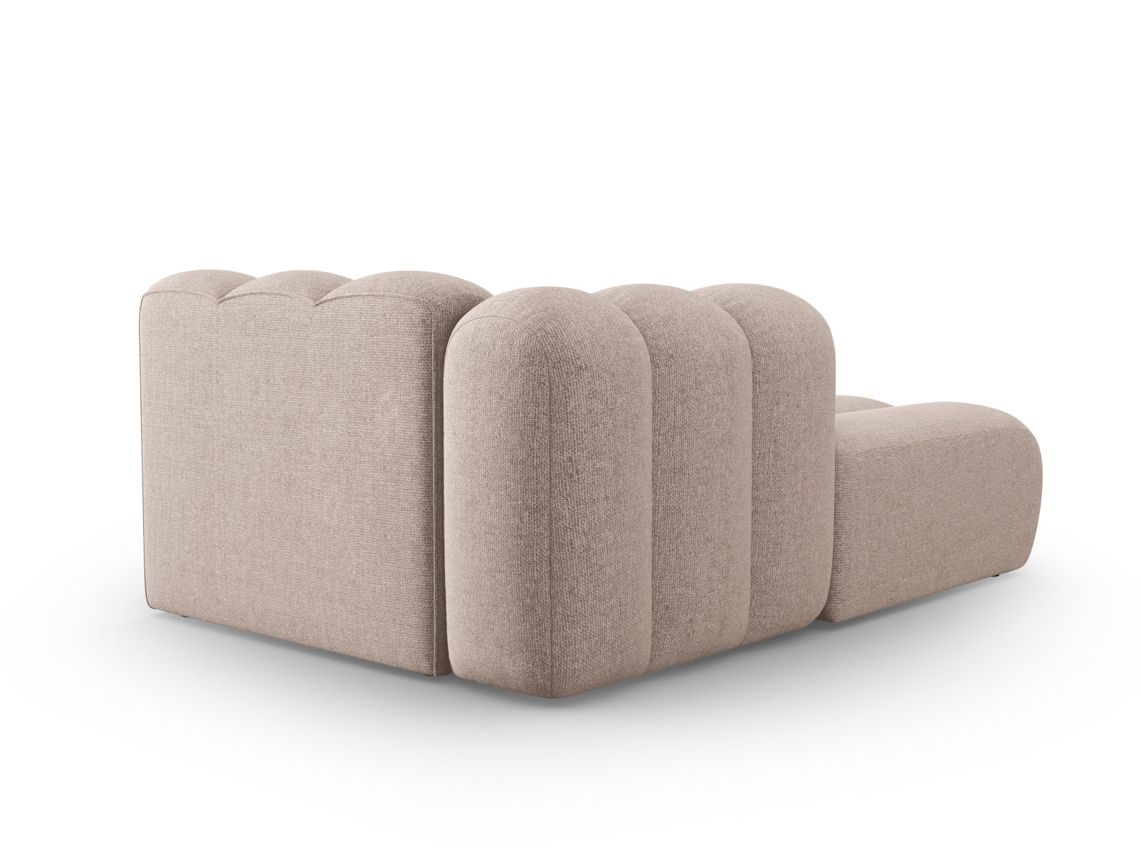 Lupine Sofa Chaise Lounge links 2 Sitzer in Beige präsentiert im Onlineshop von KAQTU Design AG. L-Sofa links ist von Micadoni