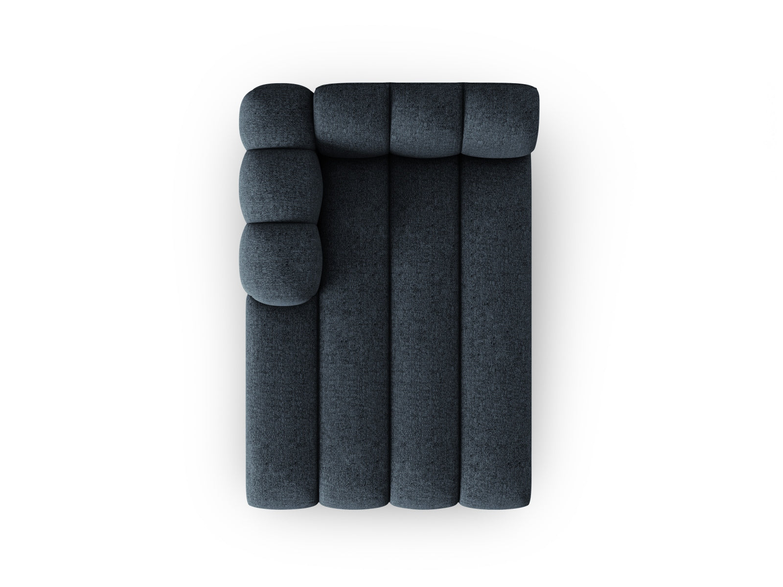 Lupine Sofa Chaise Lounge links 2 Sitzer in Royal Blue präsentiert im Onlineshop von KAQTU Design AG. L-Sofa links ist von Micadoni