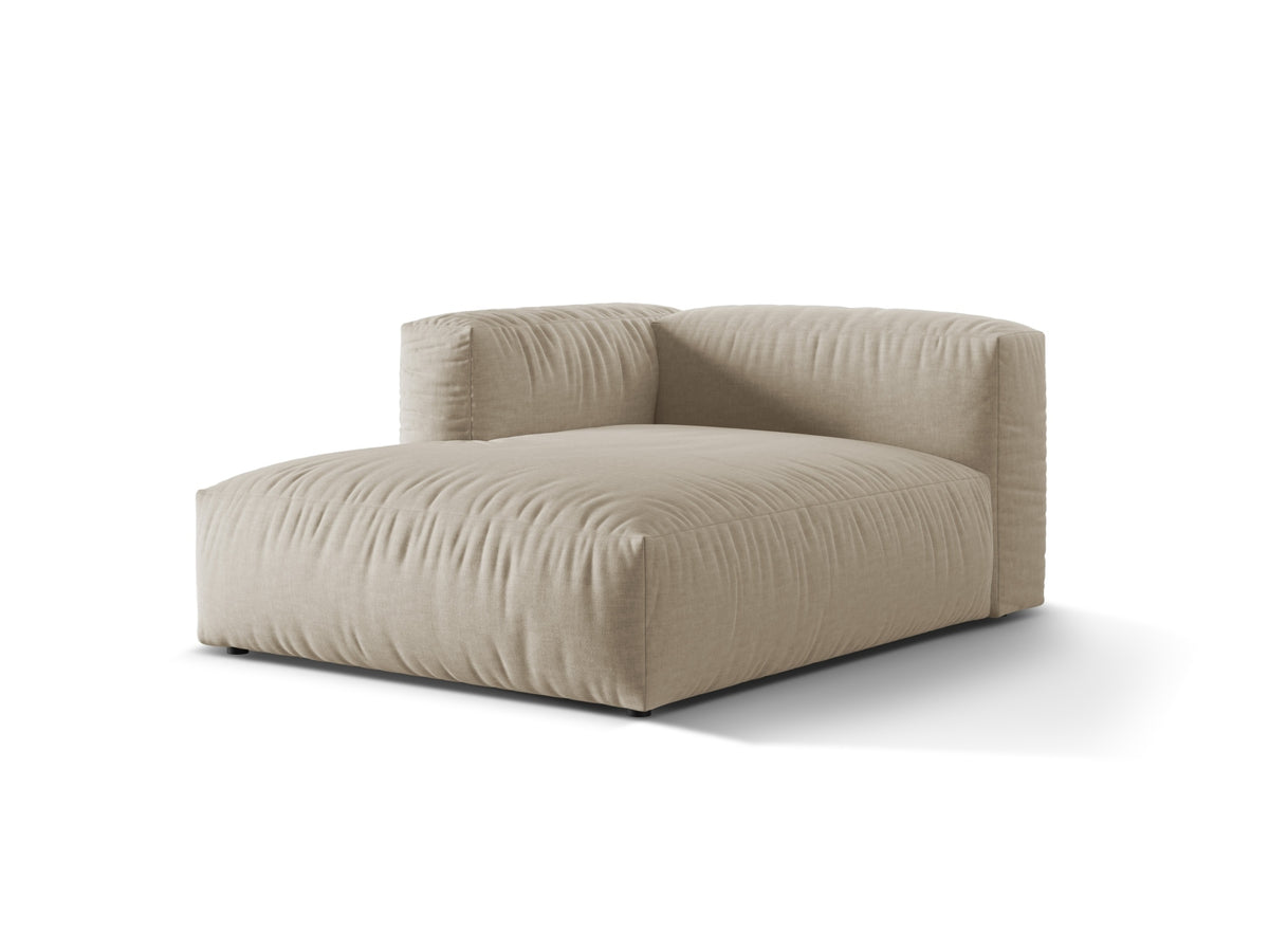 Martina Sofa Chaise Lounge links 1 Sitz in Light Beige-Boston präsentiert im Onlineshop von KAQTU Design AG. L-Sofa links ist von Micadoni