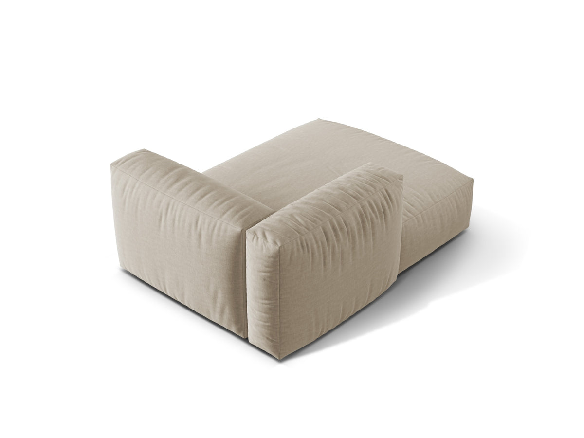 Martina Sofa Chaise Lounge links 1 Sitz in Light Beige-Boston präsentiert im Onlineshop von KAQTU Design AG. L-Sofa links ist von Micadoni