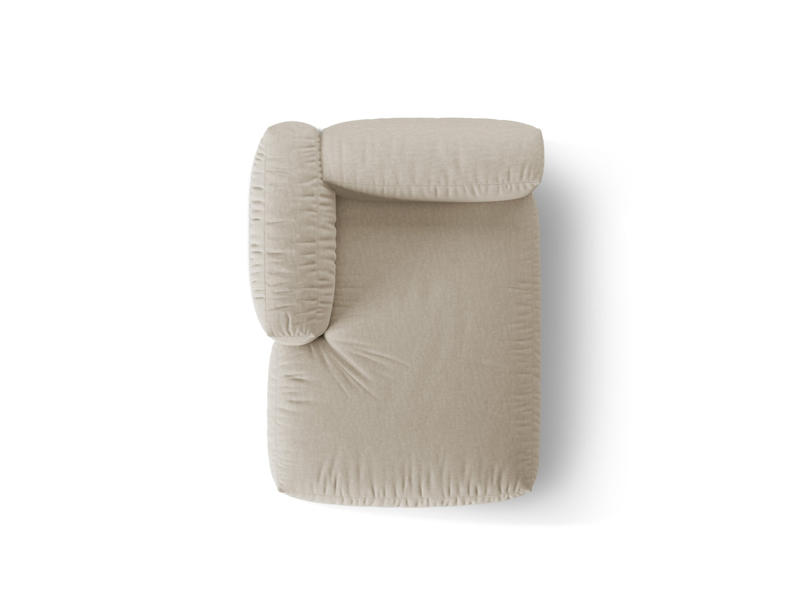 Martina Sofa Chaise Lounge links 1 Sitz in Light Beige präsentiert im Onlineshop von KAQTU Design AG. L-Sofa links ist von Micadoni