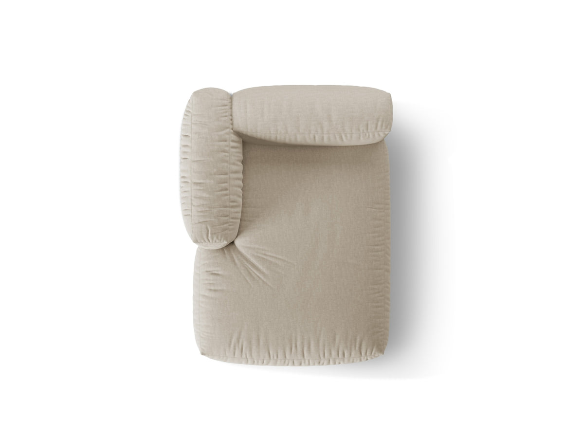 Martina Sofa Chaise Lounge links 1 Sitz in Light Beige-Boston präsentiert im Onlineshop von KAQTU Design AG. L-Sofa links ist von Micadoni