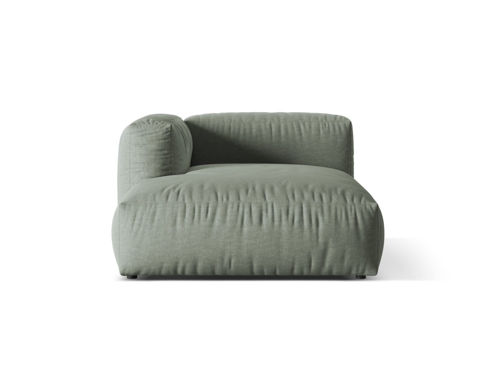 Martina Sofa Chaise Lounge links 1 Sitz in Moss Green präsentiert im Onlineshop von KAQTU Design AG. L-Sofa links ist von Micadoni